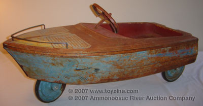 tin boat ride on toy