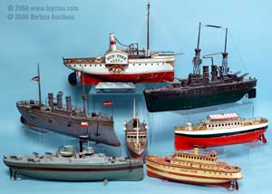 vintage toy ships