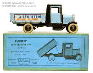 Britains set 90F Davis Estates Builders’ Lorry
