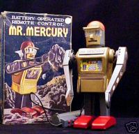 Mr. Mercury Robot Marx With Box 1960s Japan