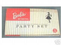 1960 BARBIE RARE PARTY SET IN THE BOX w MINT #4 BARBIE