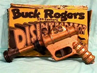 BUCK ROGERS DISINTEGRATOR PISTOL TOY w orig box XZ-38