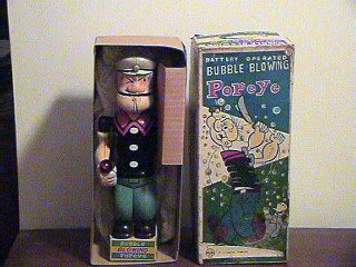 Bubble Blowing Popeye by Line Mar Toys