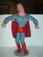 superman wooden tin toy