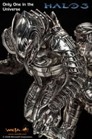 Weta Halo 3 Silver Statue: Master Chief and Arbiter Only One in the Univers