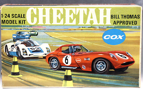 Cox 1/24 Scale Cheetah Coupe Model Car Kit