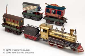 Marklin “Circus” Train - This wonderful set is comprised of a live steam American profile engine and tender