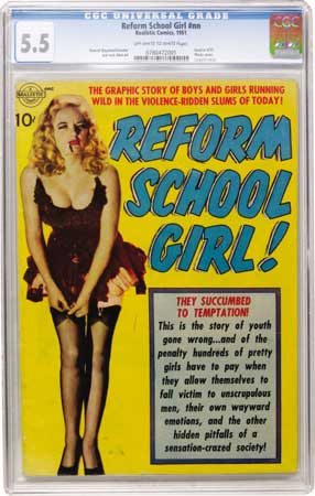 Reform School Girl CGC 5.5 brought $3,107
