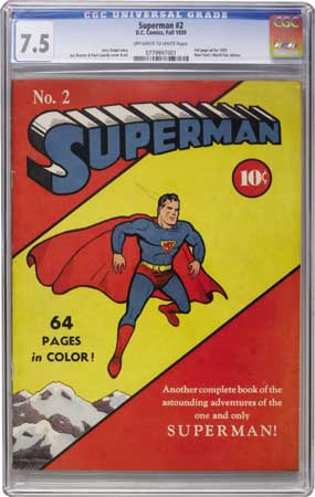 Superman #2 CGC went for $8,365