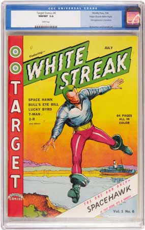 Mile High Copy of Target Comics #6 CGC sold for $6,527.50