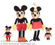 Disney’s Mickey Mouse and Minnie Mouse sold for $151,534.35