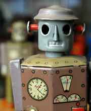 Atomic Robot Man tin toy robot