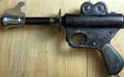 Buck Rogers XZ-31 Rocket Pistol tin toy raygun