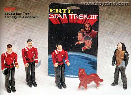 1984 Star Trek III action figures