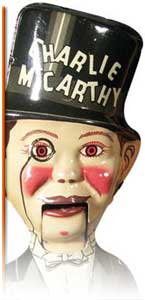 charlie mcarthy toy doll colectible