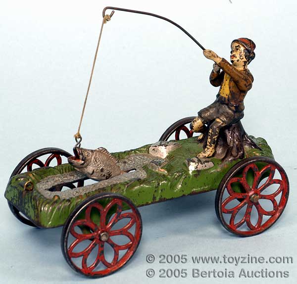 Boy Fishing pull toy will join a number of bell toys from the Hed Collection