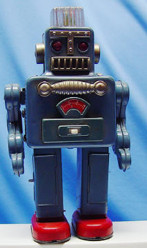 Yonezawa Battery Operated Tin Smoking Toy Robot Japan Rare Pre Linemar Smoking Spaceman Robot