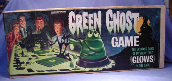 Green Ghost Game Transogram 1965 Mint Unused Rare Gem