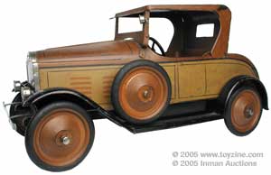 American National Packard - American National 29in pressed steel Packard in a rare color combination