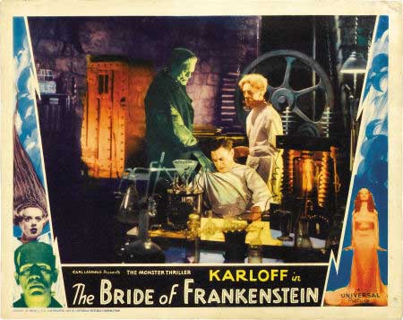 Lobby card from The Bride of Frankenstein sold for $11,352.50