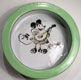 MICKEY MOUSE BOWL - 1930s, a luster lime green rim circle a pie eyed Mickey