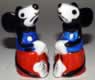 DISNEY S&P - 1930's - JAPAN, early Mickey Mouse salt and pepper shakers