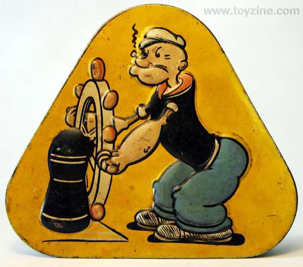 Popeye Candy Tin - 1930's
