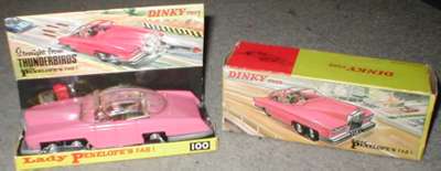 Dinky original 1960's Lady Penelope FAB 1 car