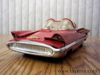 1955 lincoln futura tin toy friction car